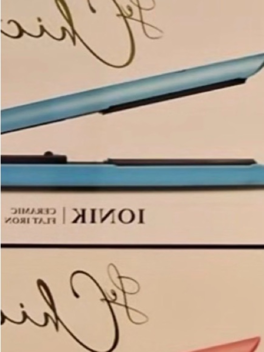 Blue Ceramic Flat Iron Hair Straightener